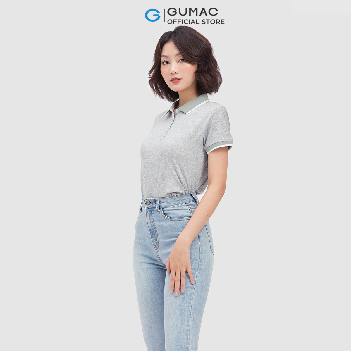 Quần skinny nữ GUMAC QJC04045 lưng cao phong cách trẻ trung năng động