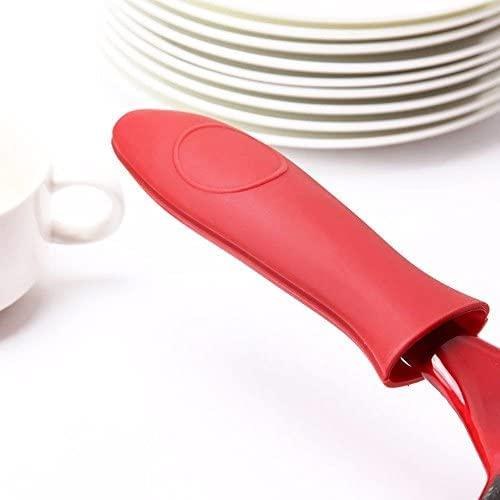 Chảo rán silicon bảo vệ nhiệt bảo vệ nhiệt và chảo rang kim loại chống chống vắt slip-silicon