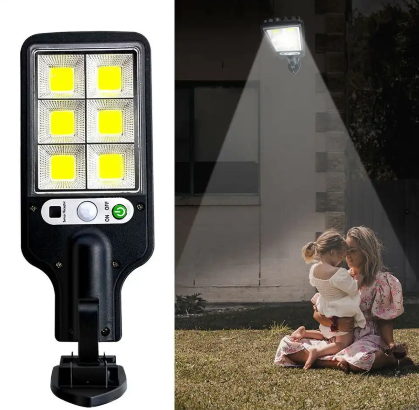 1 ĐÈN CHIẾU SÁNG NĂNG LƯỢNG MẶT TRỜI CẢM BIẾN THÔNG MINH MẪU MỚI