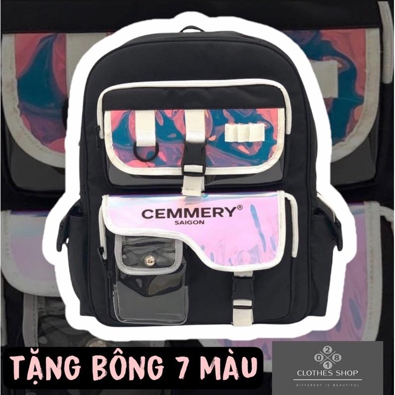Balo Cemery Saigon Hologram Backpack 2810 Clothes Shop Balo Cemery Phản Quang Đi Học Đi Chơi Ulzzang Unisex
