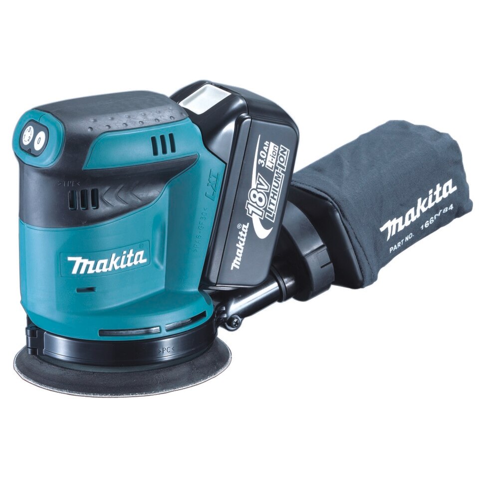 Máy chà nhám quỹ đạo tròn dùng pin(18v) Makita DBO180Z (chưa kèm pin sạc)