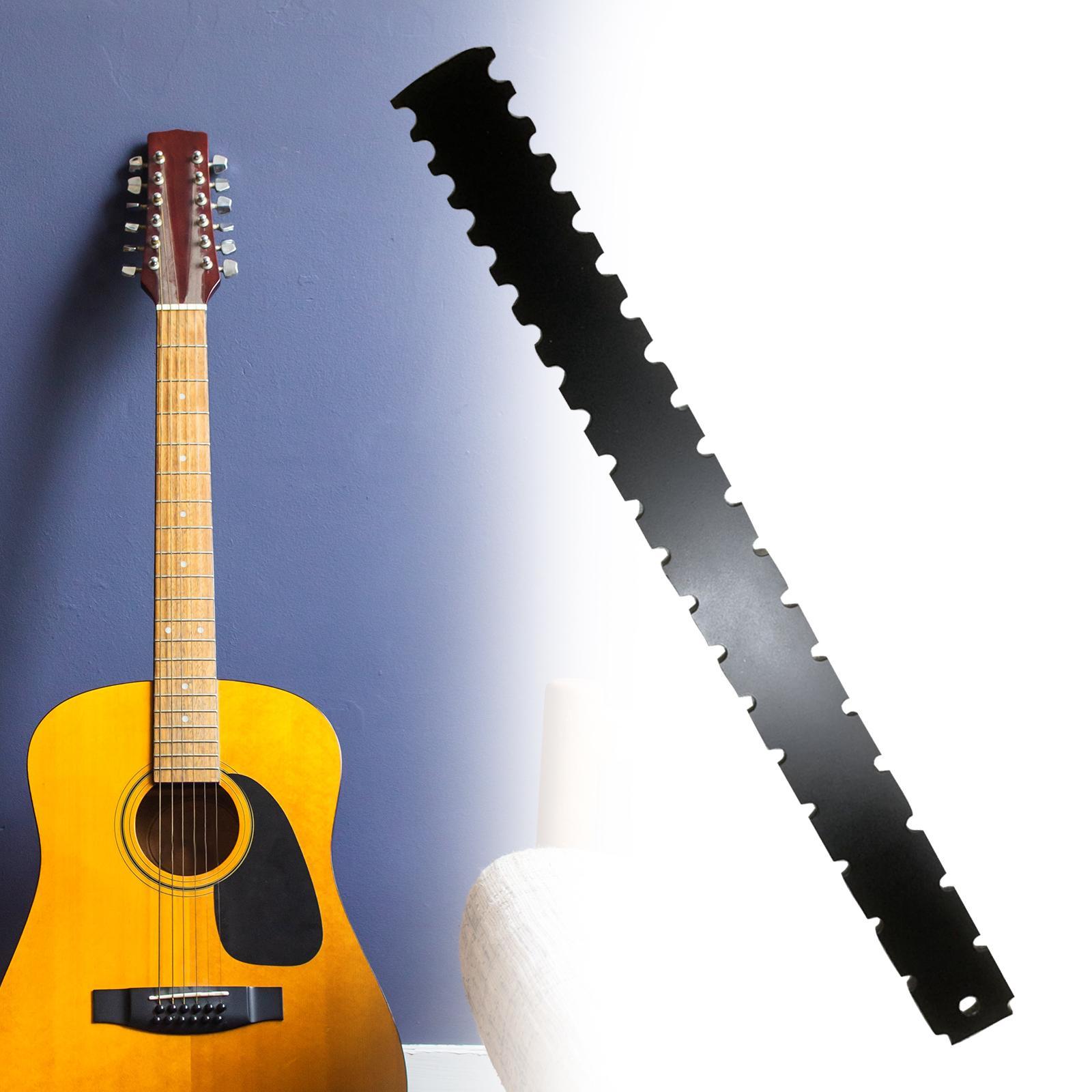 Guitar Neck Notched Straight Fret Ruler Accessories Neck Gaps Ruler Supplies