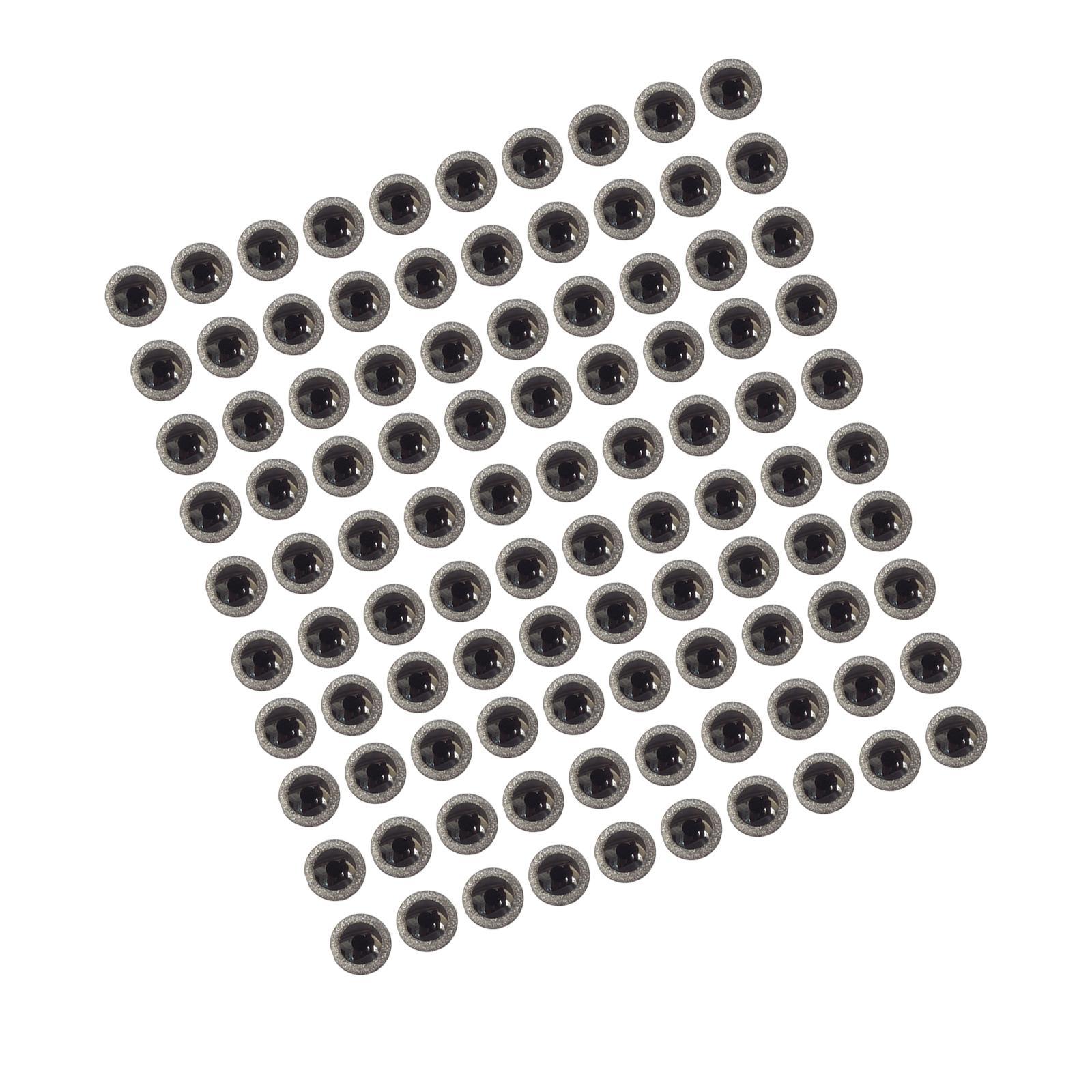 100x Safety Eyes 3D Glitter Toy for Stuffed Doll Plush Toy Making