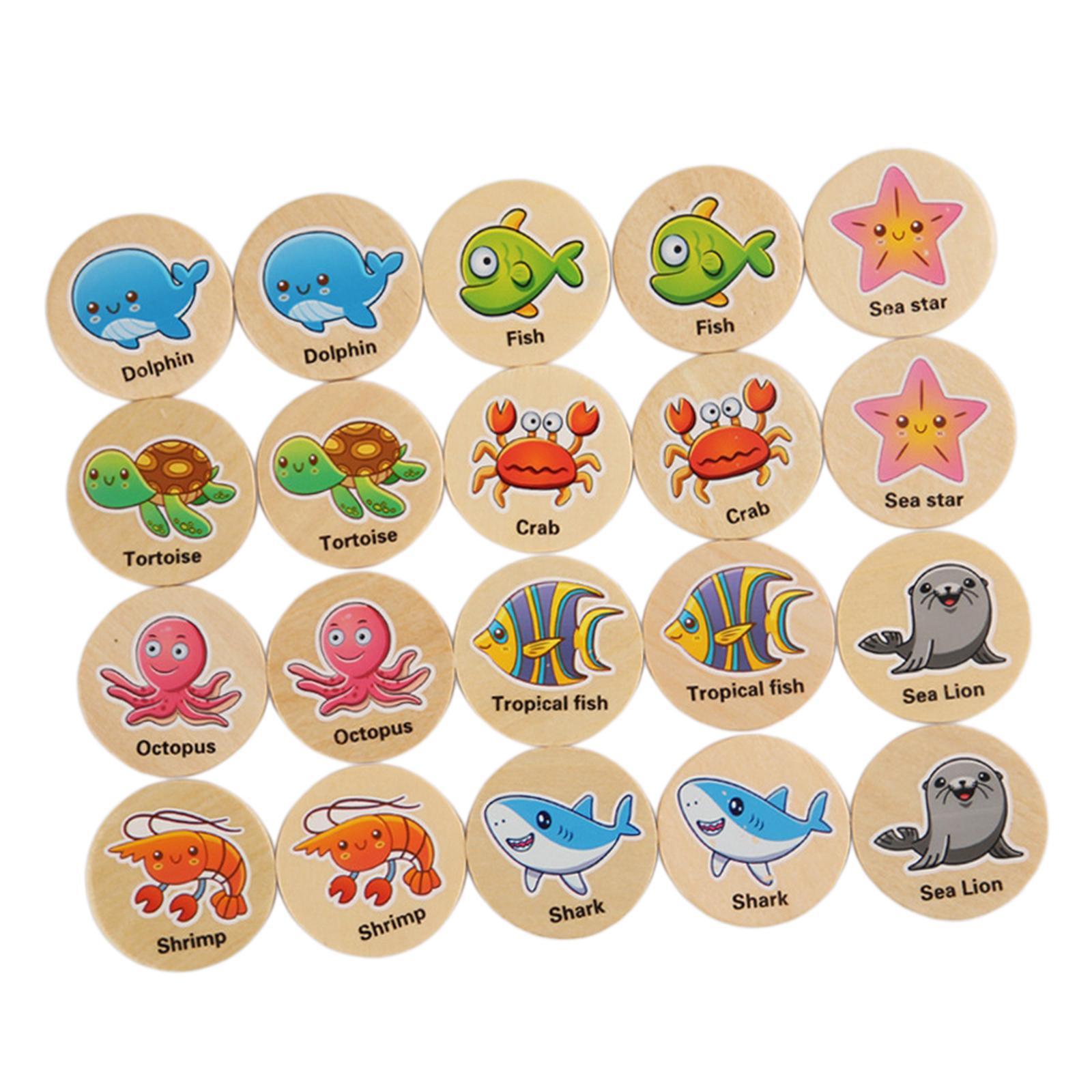 Memory Matching Game Cognitive Ability Toy for Ages 3 and up Development Toy
