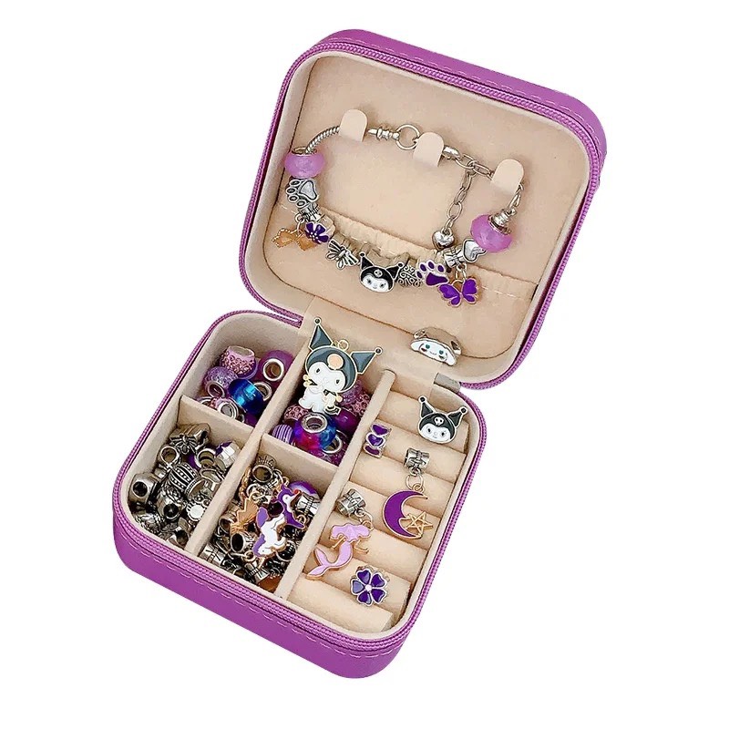 Đồ Chơi Hộp Charm Vòng Tay, Đa dạng Charm Siêu Dễ Thương Có Túi Hộp Tiện Lợi, Quà Tặng Cho Bé Gái