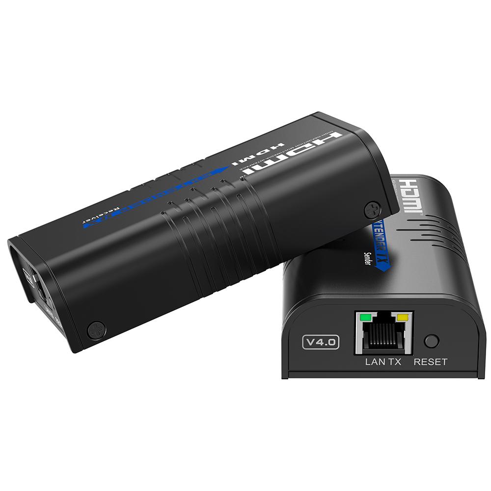 HD Extender Transmitter+Receiver Set Maximum Support 1080P@60Hz Resolution Up to 120 Meters Transmission Distance