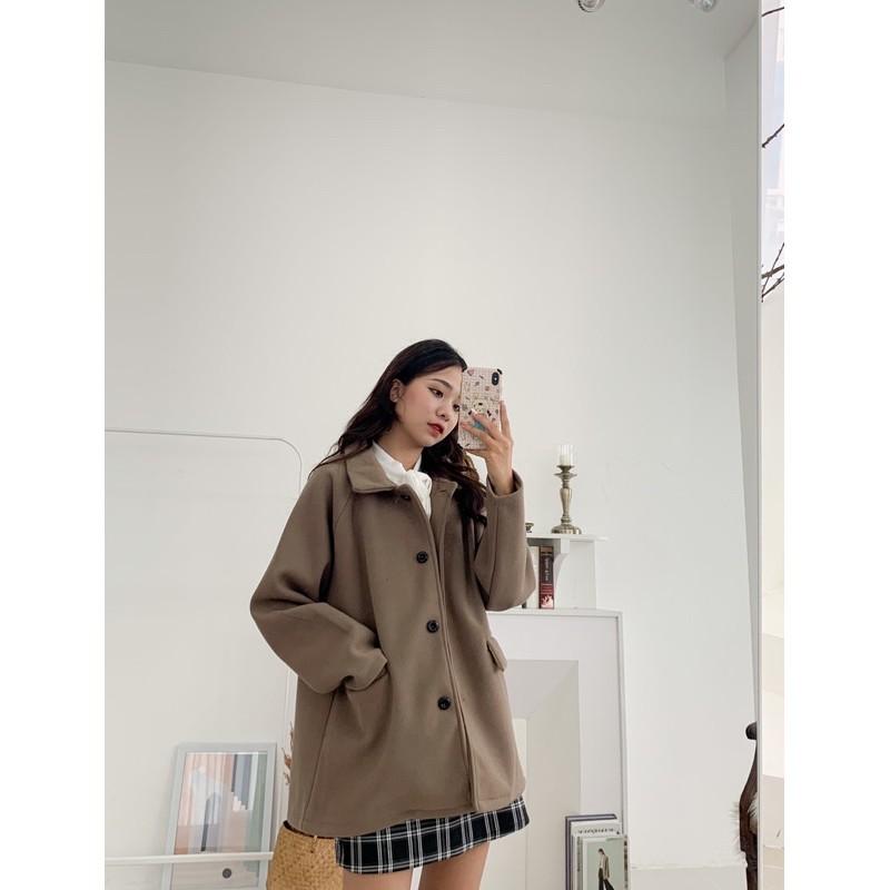 Áo blaze dạ ulzzang 2 cúc