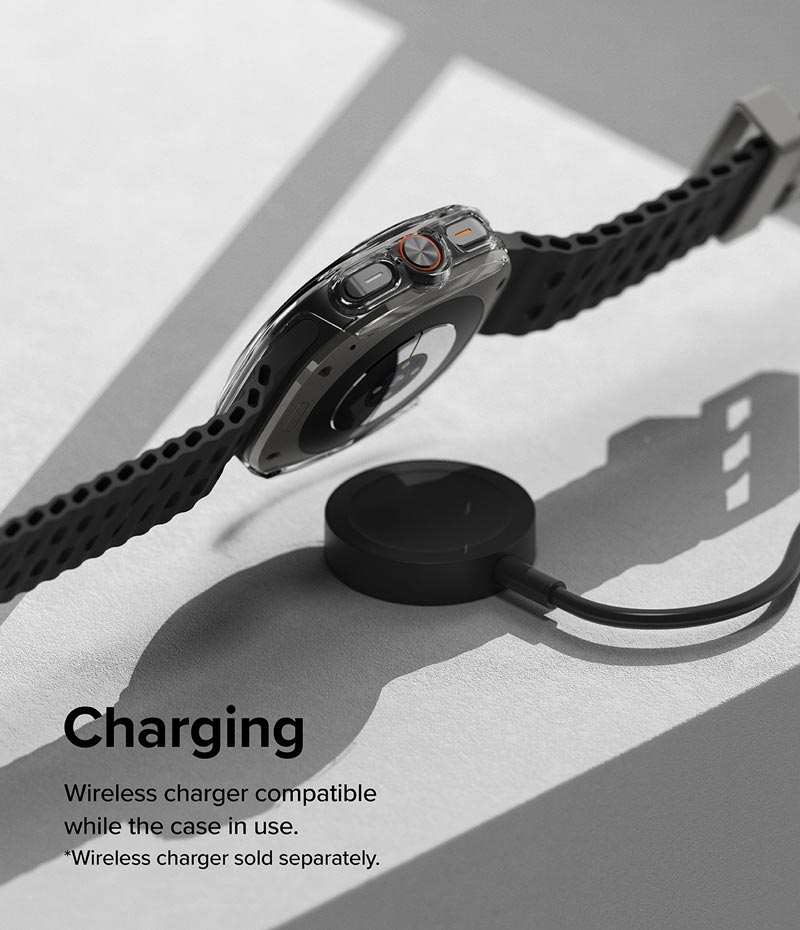 Vỏ ốp kèm dán cường lực cho Galaxy Watch Ultra RINGKE Slim &amp; Glass - Hàng Chính Hãng
