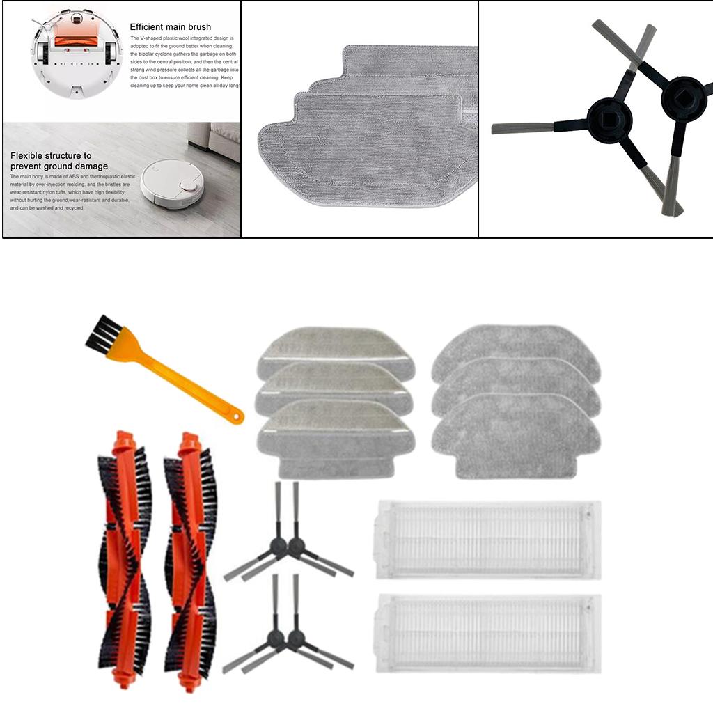 Robot Floor Sweeper Vacuum Cleaner Replace Accessories Kit for  STYJ02YM Series
