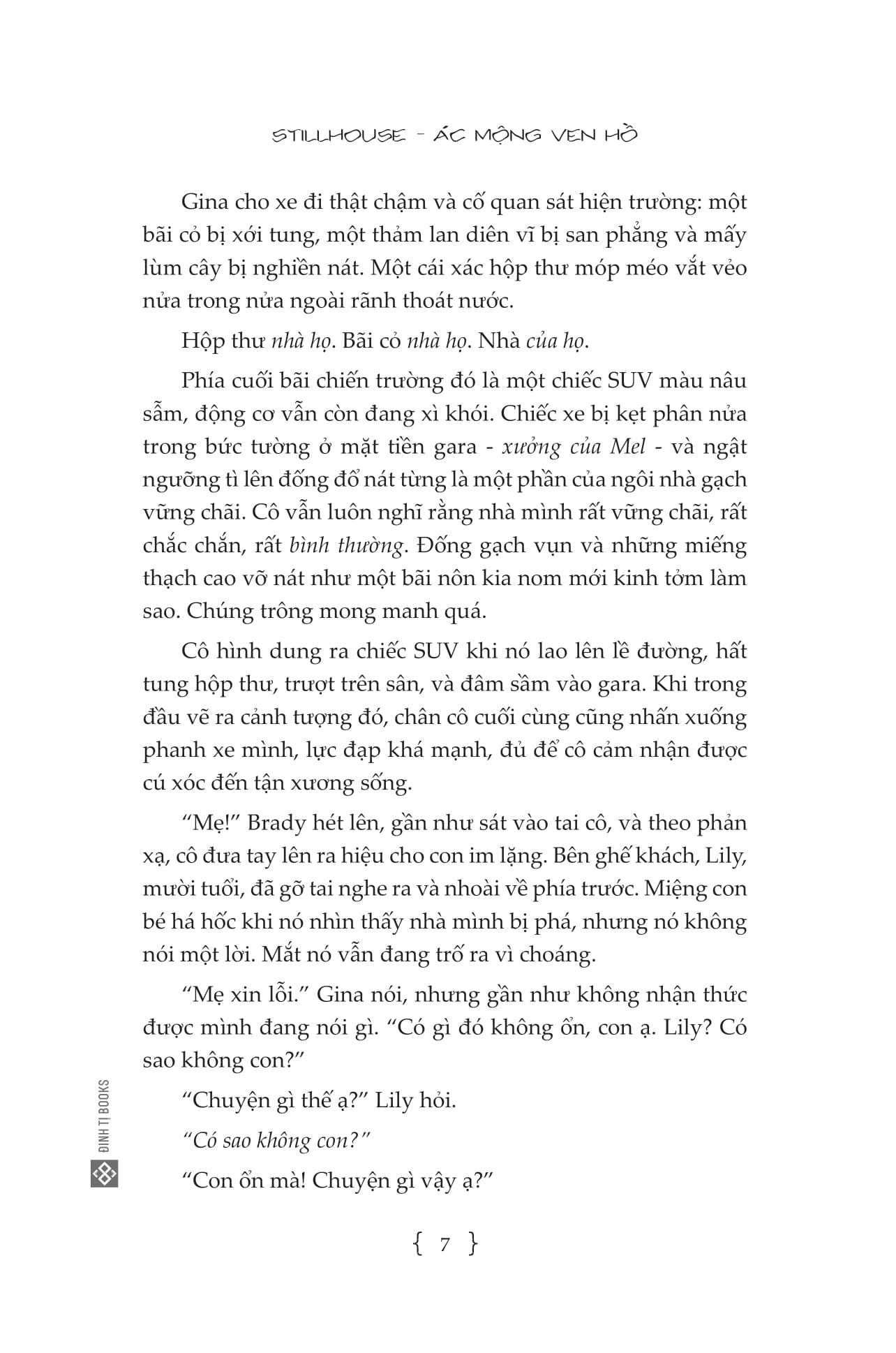 Sách Stillhouse - Ác Mộng Ven Hồ Stillhouse