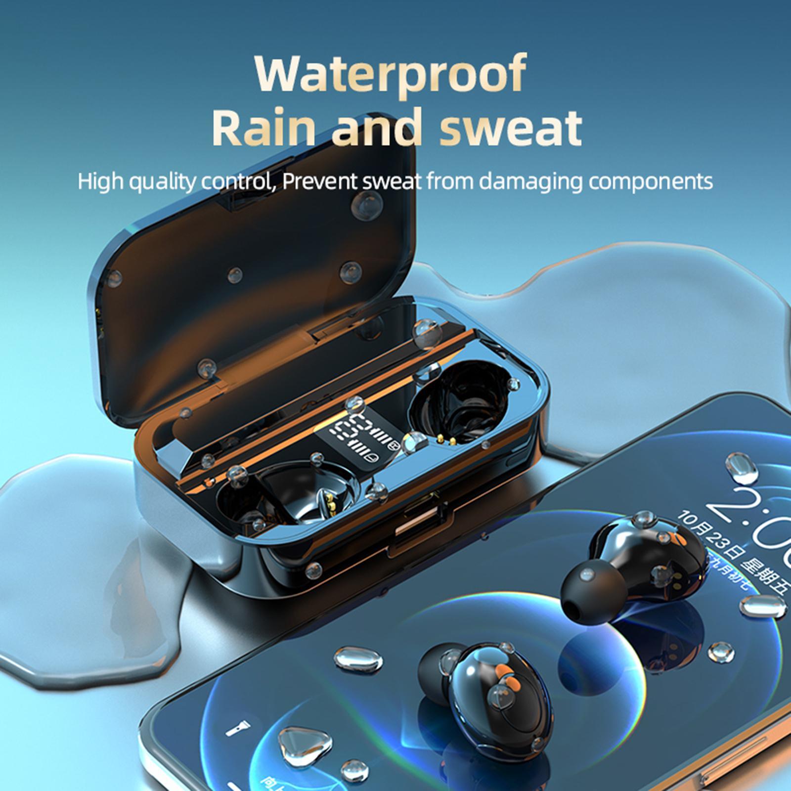 In Ear Headphone Bluetooth 5.0 Wireless Earphones HiFi Sound Black