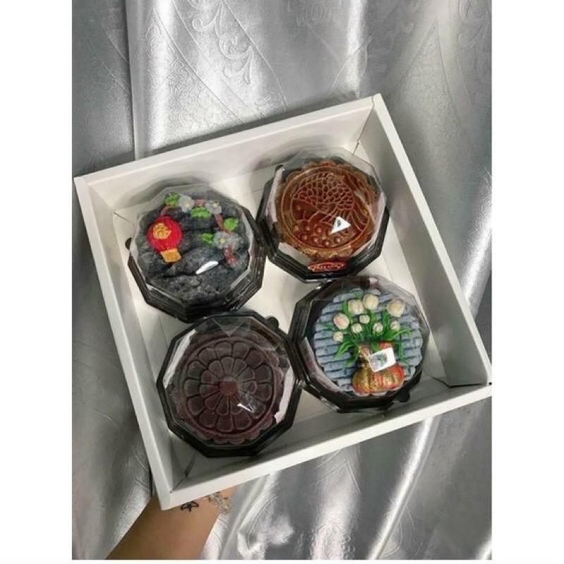100 Hộp tròn kim cương đựng bánh trung thu