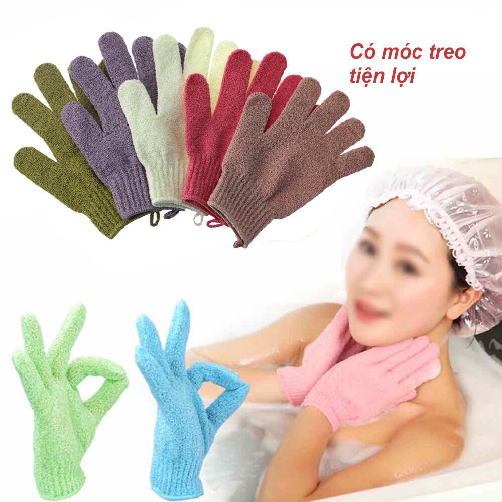 Găng tay tắm Chà Lưng Chà Cơ Thể tẩy tế bào chết Body Bath Bao tay Loại Tốt FS1169