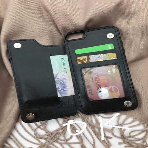 Ốp Da 2 in 1 - Ví Đựng Tiền Và Thẻ Cho Iphone 7/8 Hàng Nhập Khẩu