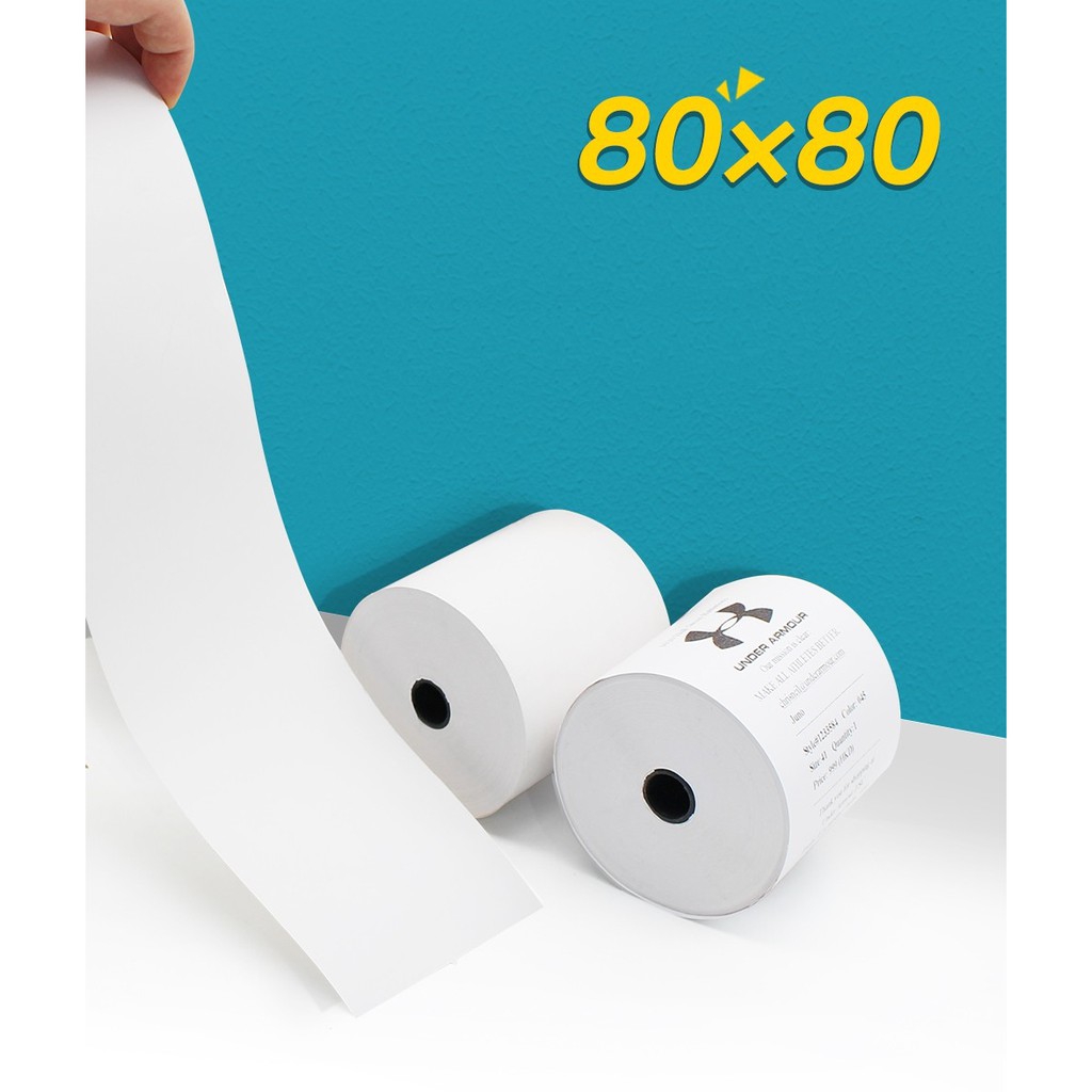 Sét 5 cuộn Giấy in nhiệt K80x80