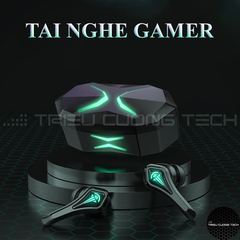 Tai Nghe Bluetooth True Wireless Không Dây - Gaming Mode 