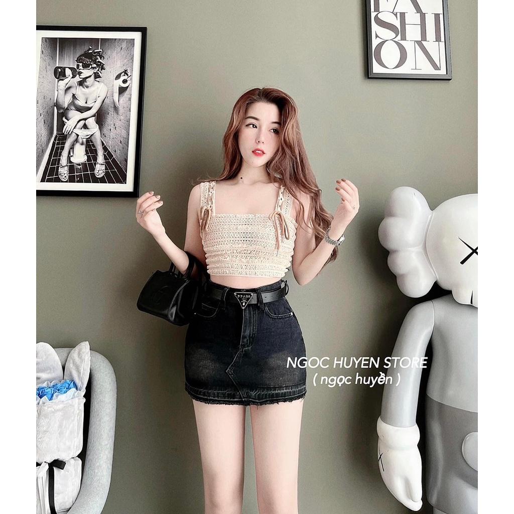 ÁO REN CÁNH TIÊN, NƠ CROPTOP CỰC XINH LUN Ạ - ren nơ