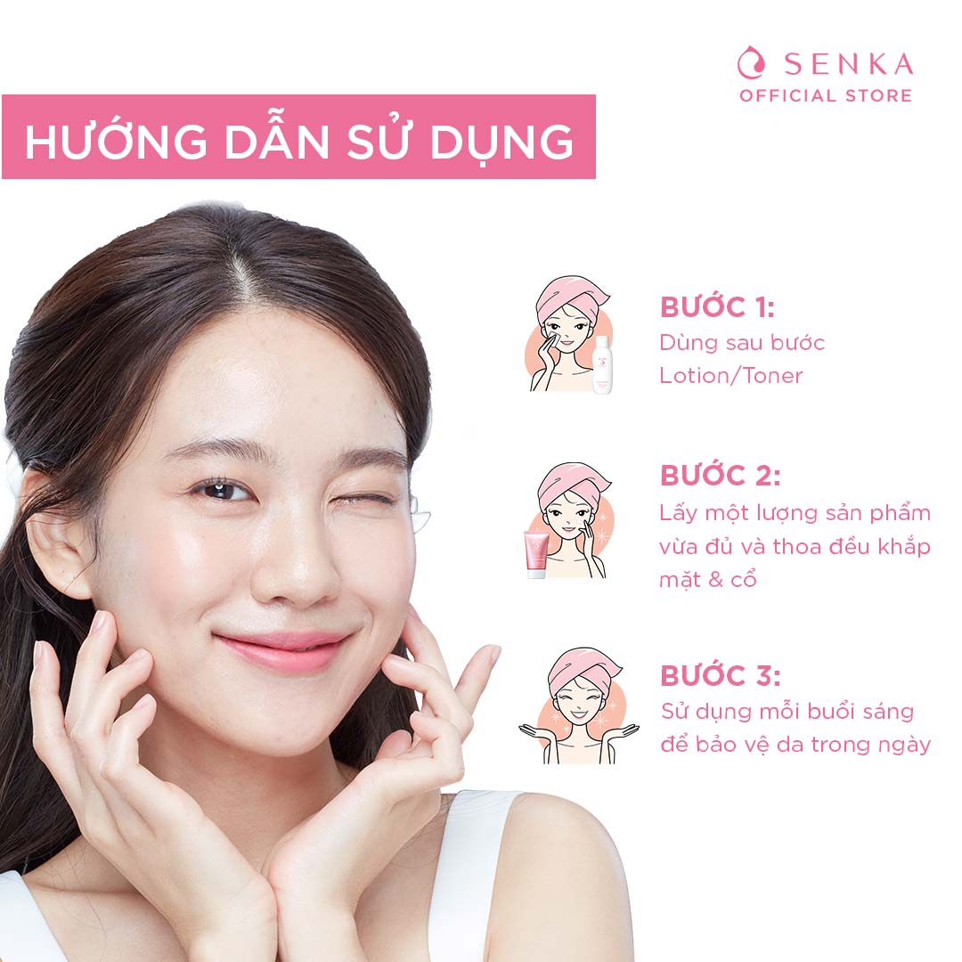 CC Serum trắng da Senka WHITE BEAUTY SERUM IN CC 40G