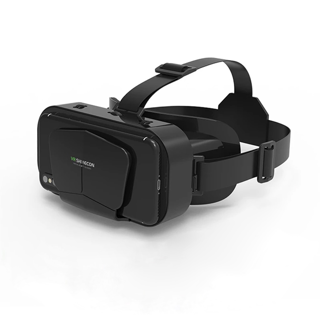 Kính Thực Tế Ảo VR SHINECON G10 Cho Điện Thoại 4.8 - 6.9 inch Điện Thoại Thông Minh Phiên Bản 2022 Có Tai Nghe - Hàng Chính Hãng