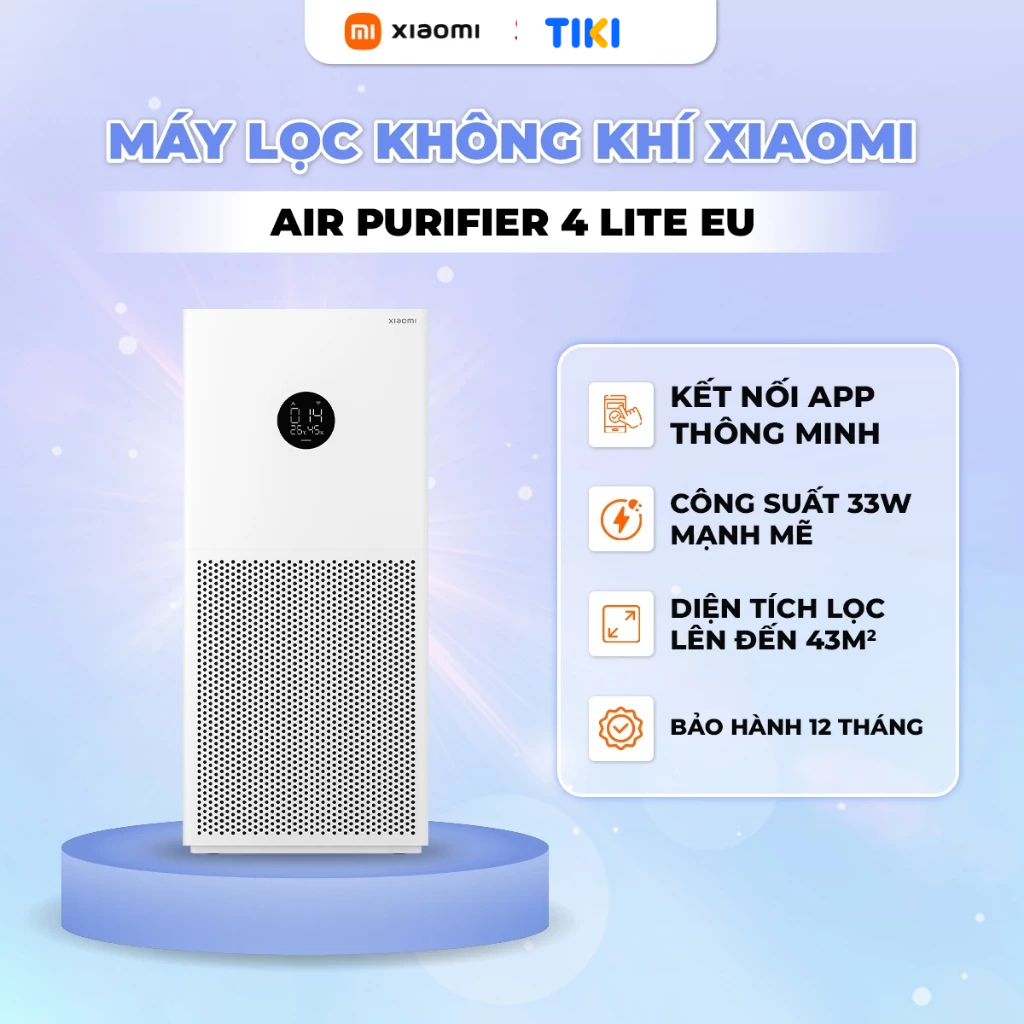 Máy Lọc Không Khí Xiaomi Smart Air Purifier 4 Lite - Hàng Chính Hãng
