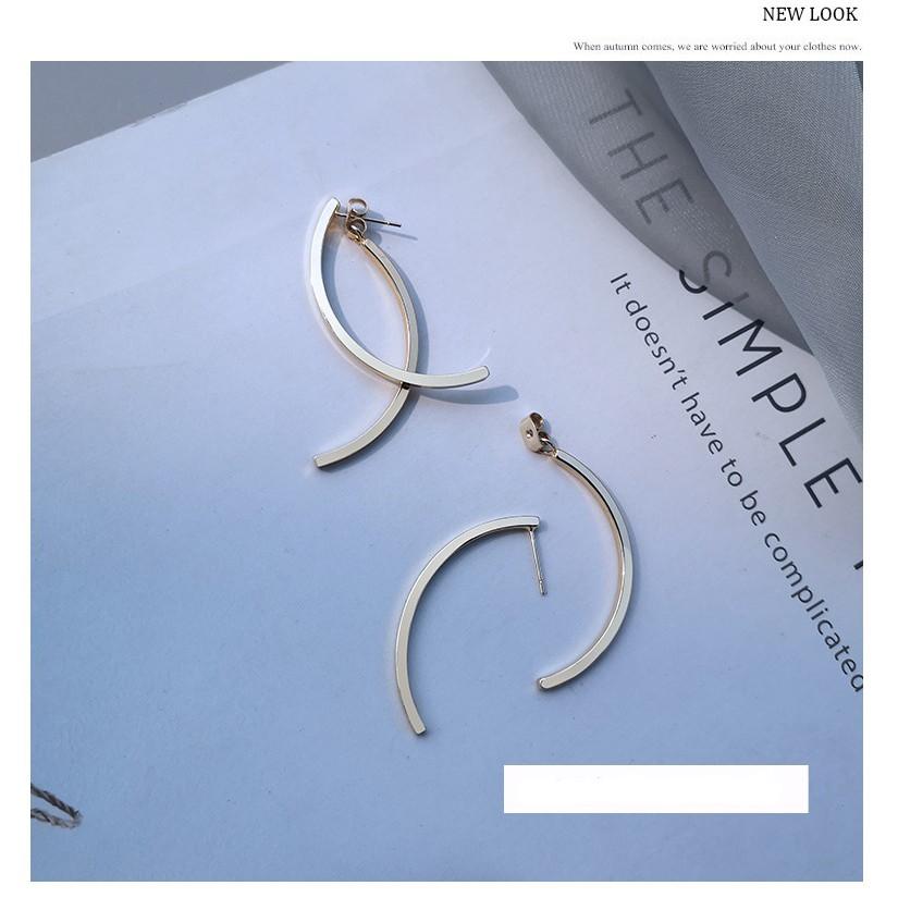 Bông tai thời trang dáng dài khí chất cao cấp theo phong cách hiện đại - E00002