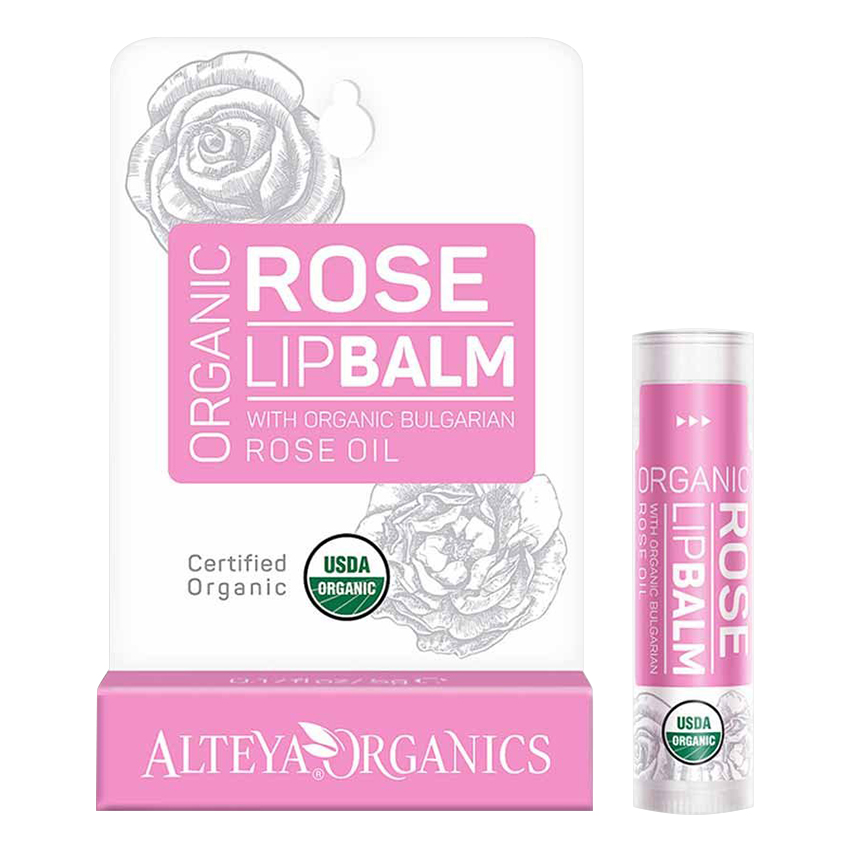 Son Dưỡng Môi Hoa Hồng Hữu Cơ - Alteya Organic Rose Lip Balm (5g)