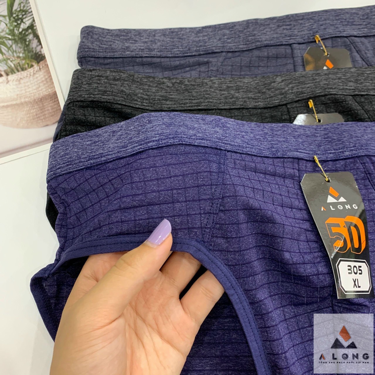 QUẦN SỊP CHÉO 5D SIÊU MỀM MÁT TỪ 48-100KG DÀNH CHO NAM