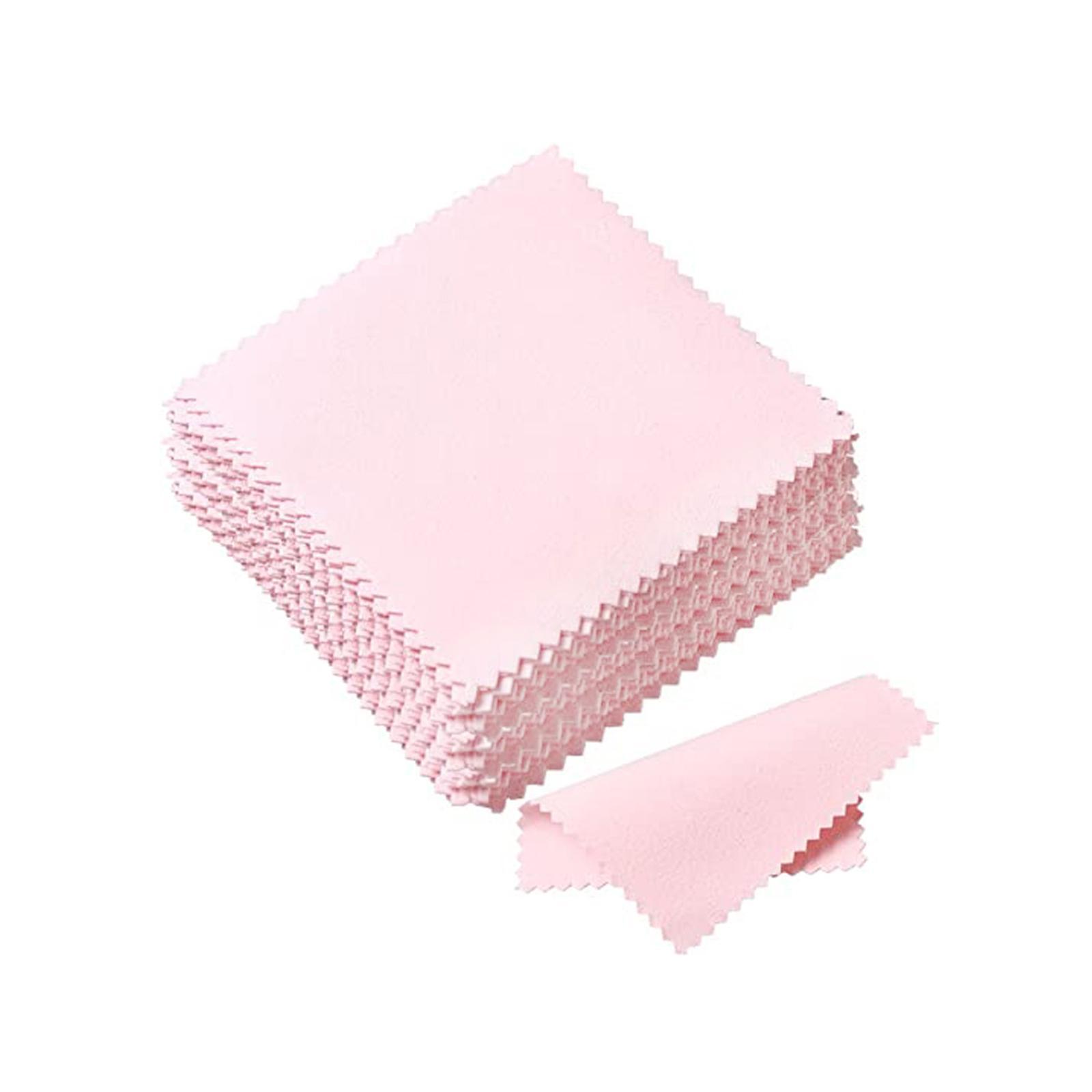 10Pcs Jewelry Cleaning Polishing Cloth Wiping Cloth for Rings Silverware