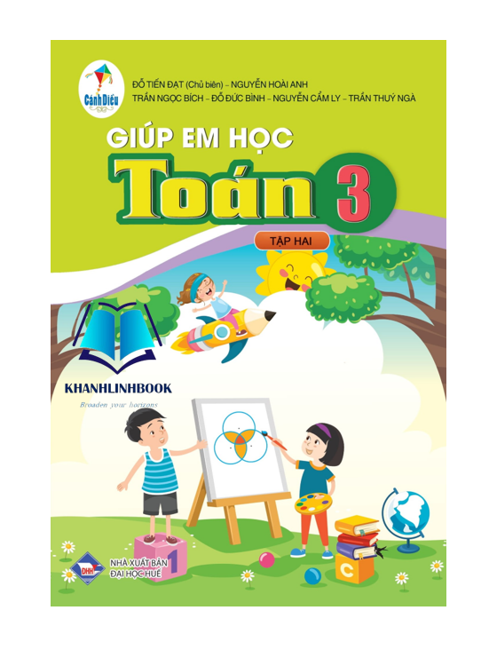 Sách - Combo Giúp em học Toán 3 - tập 1 + 2 ( cánh diều )