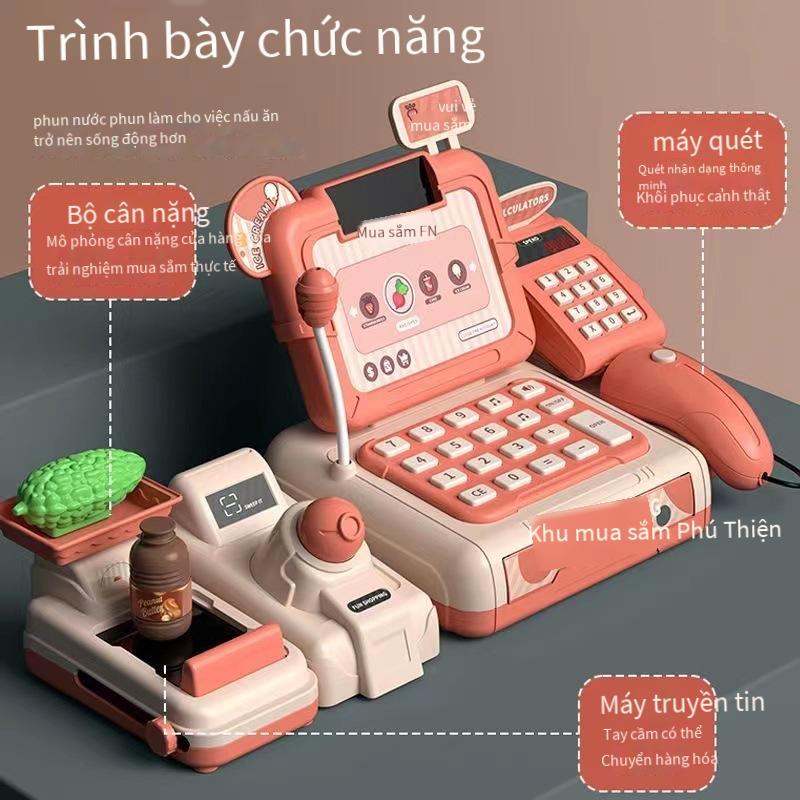 Đảm Bảo Chất Lượng Sản Phẩm Mới Nhận Dạng Thông Minh Siêu Thị Máy Tính Tiền Đồ Chơi Trung Quốc Xếp Hình Thu Ngân Đa Năng Nhà Chơi Bộ