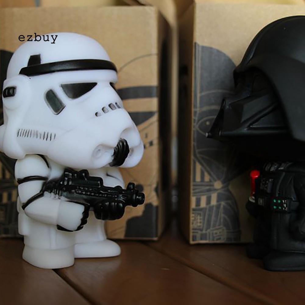 【EY】Cute Star Wars Darth Vader Stormtrooper Model Action Figure Toy Car Ornament