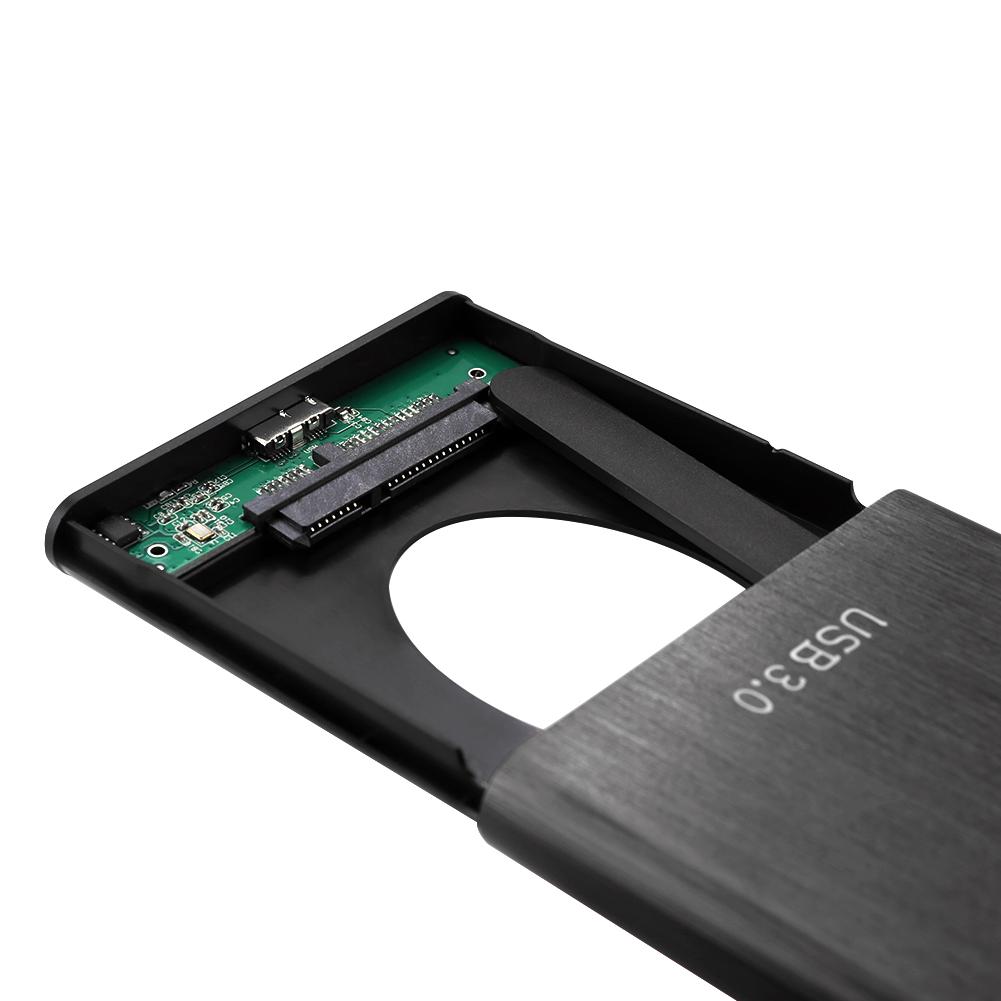 Hộp đựng ổ cứng 2,5 inch Hộp đựng ổ cứng SSD SATA 3.0 sang USB 3.0 5 Gbps Hỗ trợ tất cả Hộp gắn ngoài ổ cứng SSD 7 mm/9,5 mm 2,5 inch SATA 1/2/3 Màu sắc: Xanh dương