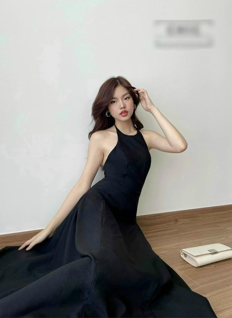 ĐẦM MAXI CỔ YẾM CLAY DRESS 13144