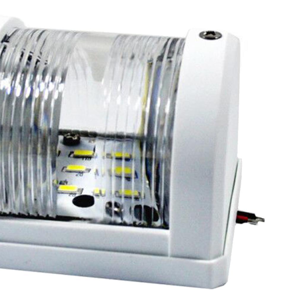 2X ABS Housing Signal Light Side Mount Yacht Marine Light 12V