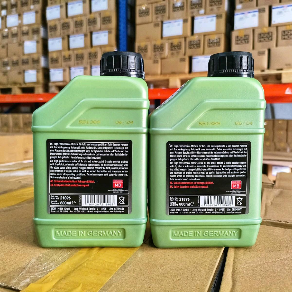 Dầu nhớt xe tay ga Liqui Moly 5W30 Molygen Scooter chai 0.8 L  ( New 2024 )