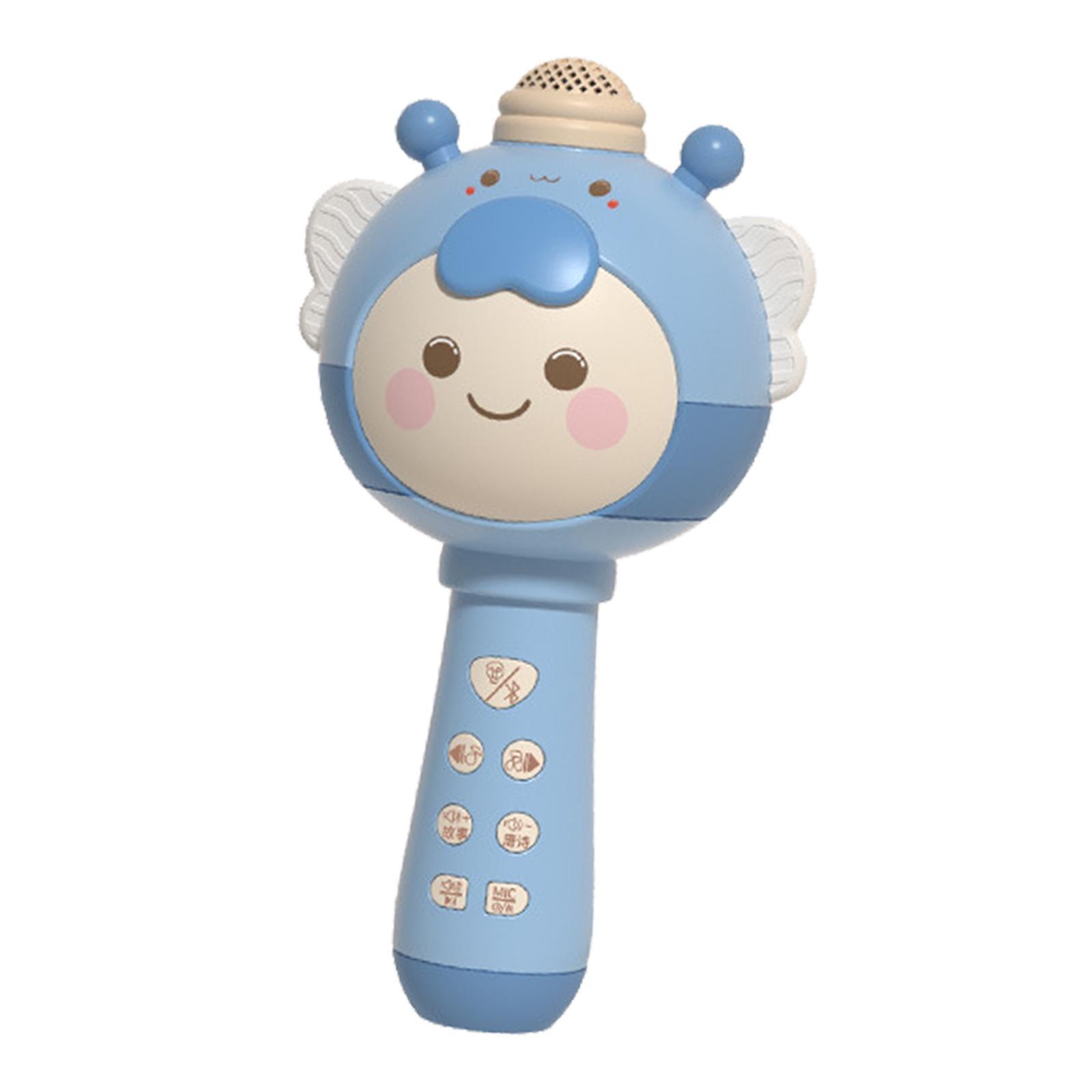 Cartoon Music Microphone with Light USB for Boys Birthday Gifts