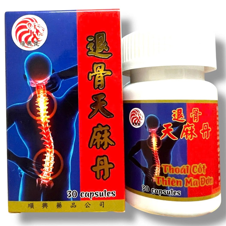 Viên uống Thoái Cốt Thiên Ma Đơn hỗ trợ đau nhức xương khớp, tê bì chân tay, tê mỏi tứ chi, đi lại khó khăn - Mã số 1040