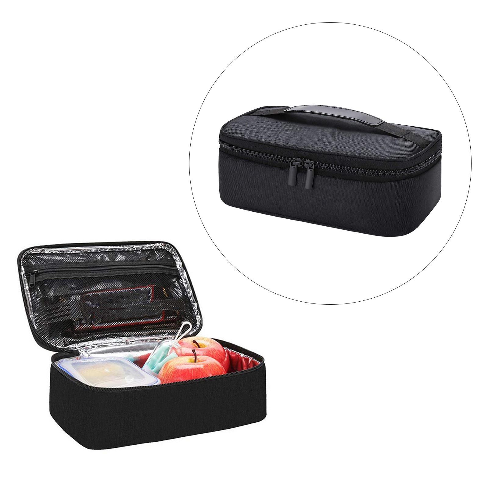 Portable Insulated Lunch Box Leakproof Tote Bag for Picnic Office Work