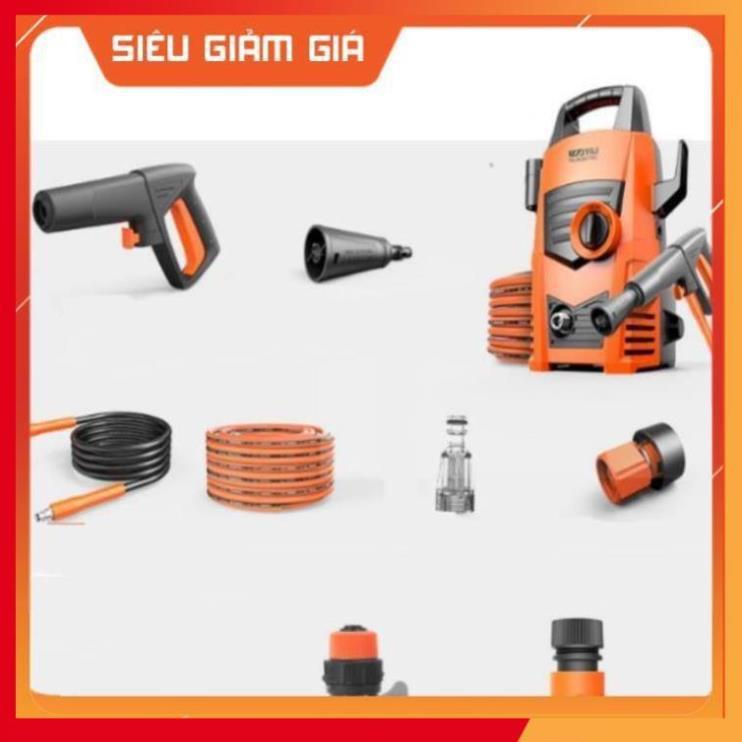 Bơm áp lực cao phun rửa oto xe hơi, xe máy 628 TL  tặng gang tay lau xe M 241