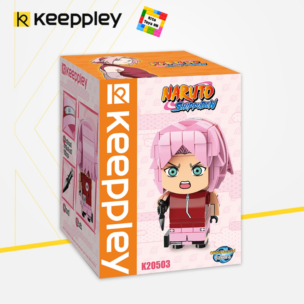 Đồ Chơi Naruto Keeppley Lắp Ráp Mô Hình Nhân Vật Truyện Tranh Sakura Brickheadz K20503