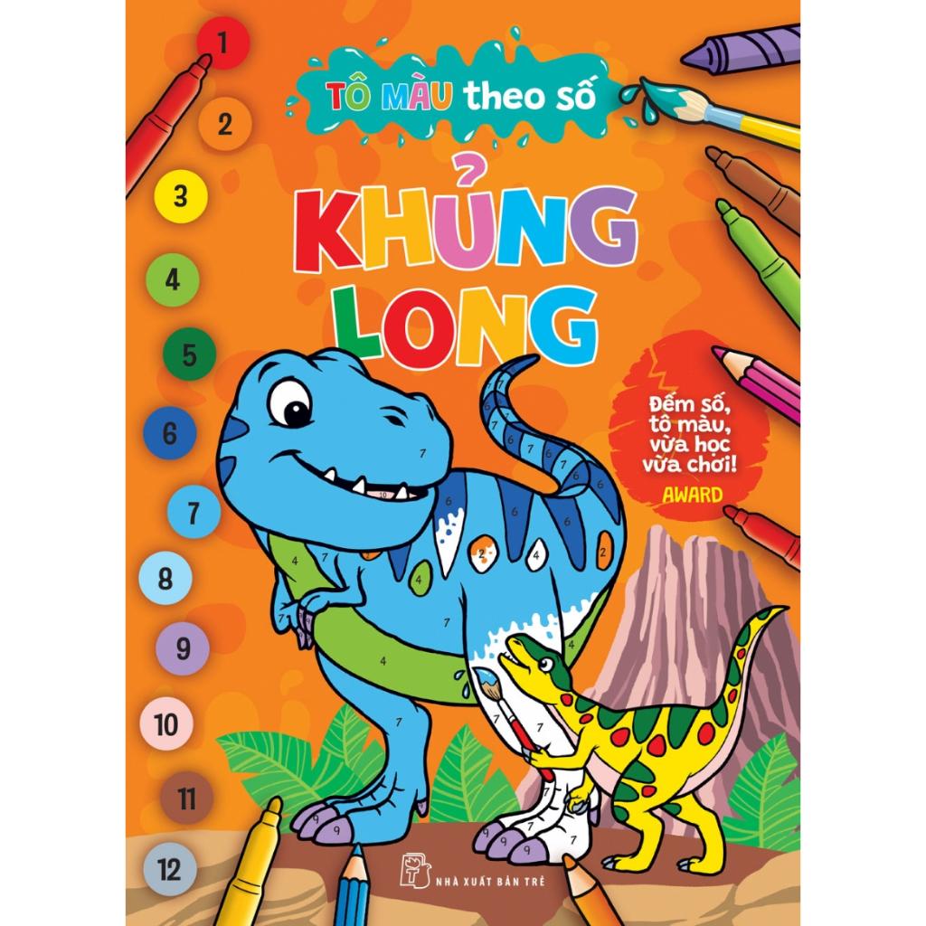 Tô Màu Theo Số - Khủng Long - Bản Quyền