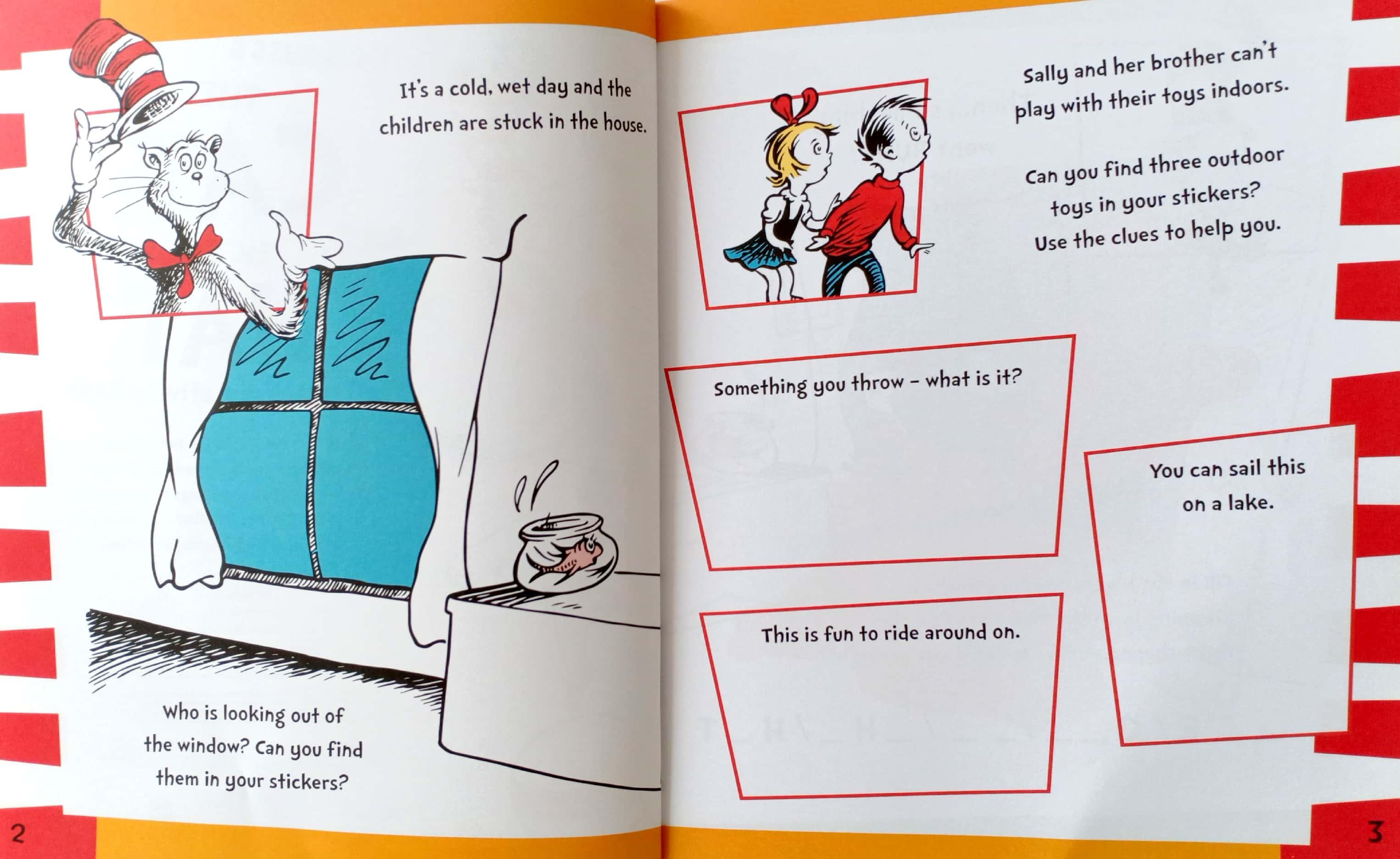 The Cat in the Hat Sticker Activity Book. 60th Birthday Edition