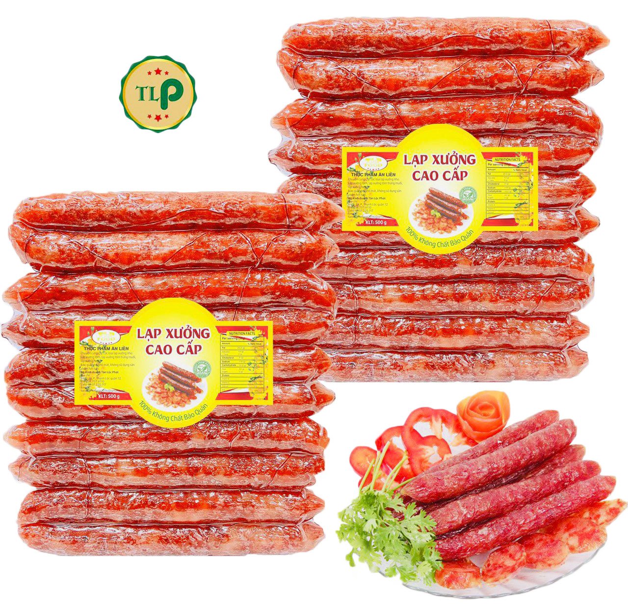 LẠP XƯỞNG TÔM TƯƠI CHẤT LƯỢNG ATVSTP THƯƠNG HIỆU TÂN LỘC PHÁT 1KG GỒM 2 BỊCH