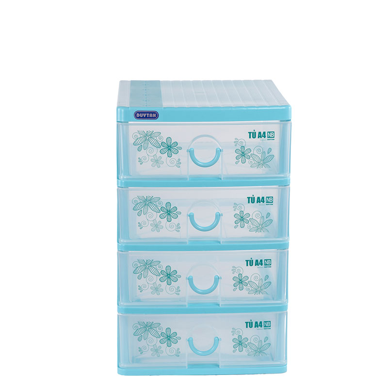 Tủ A4-4 ngăn - nắp bằng Duy Tân No.343/4 màu ngẫu nhiên