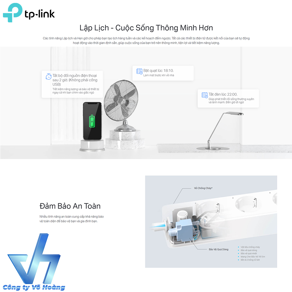 Ổ Cắm Dài Wi-Fi Thông Minh TP-Link Tapo P300 - Hàng chính hãng