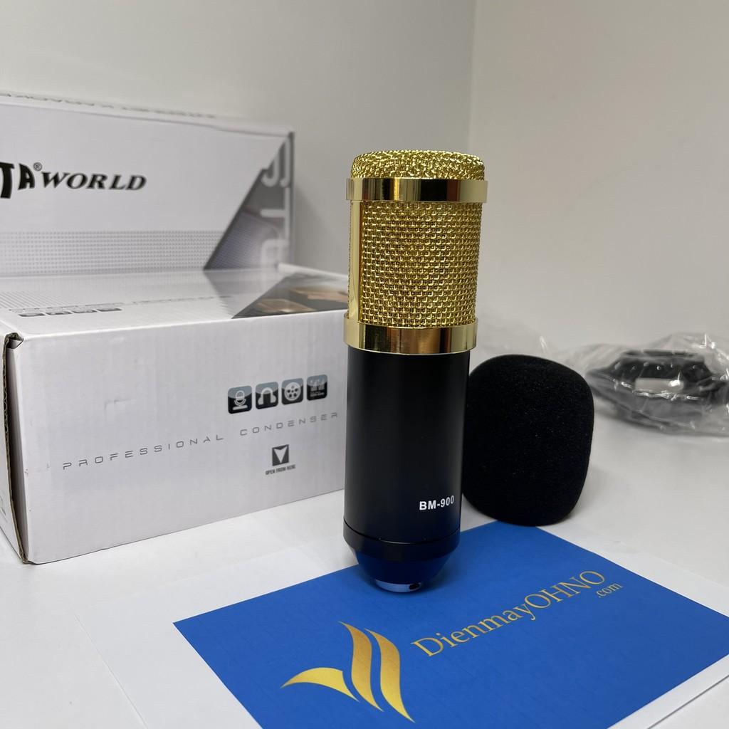 Mic Thu Âm Cao Cấp BM 900 Chuyên Dùng Phòng Thu Bộ Micro Hát Có Dây Karaoke Cho Máy Tính - OHNO VIỆT NAM