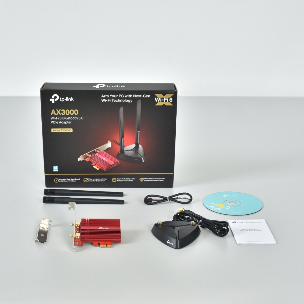 Card WIFI TP-Link Archer TX3000E | WIFI 6 AX3000 &amp; Bluetooth 5.0 | 2 anten thu sóng | Bảo hành 2 năm | Hàng Chính Hãng