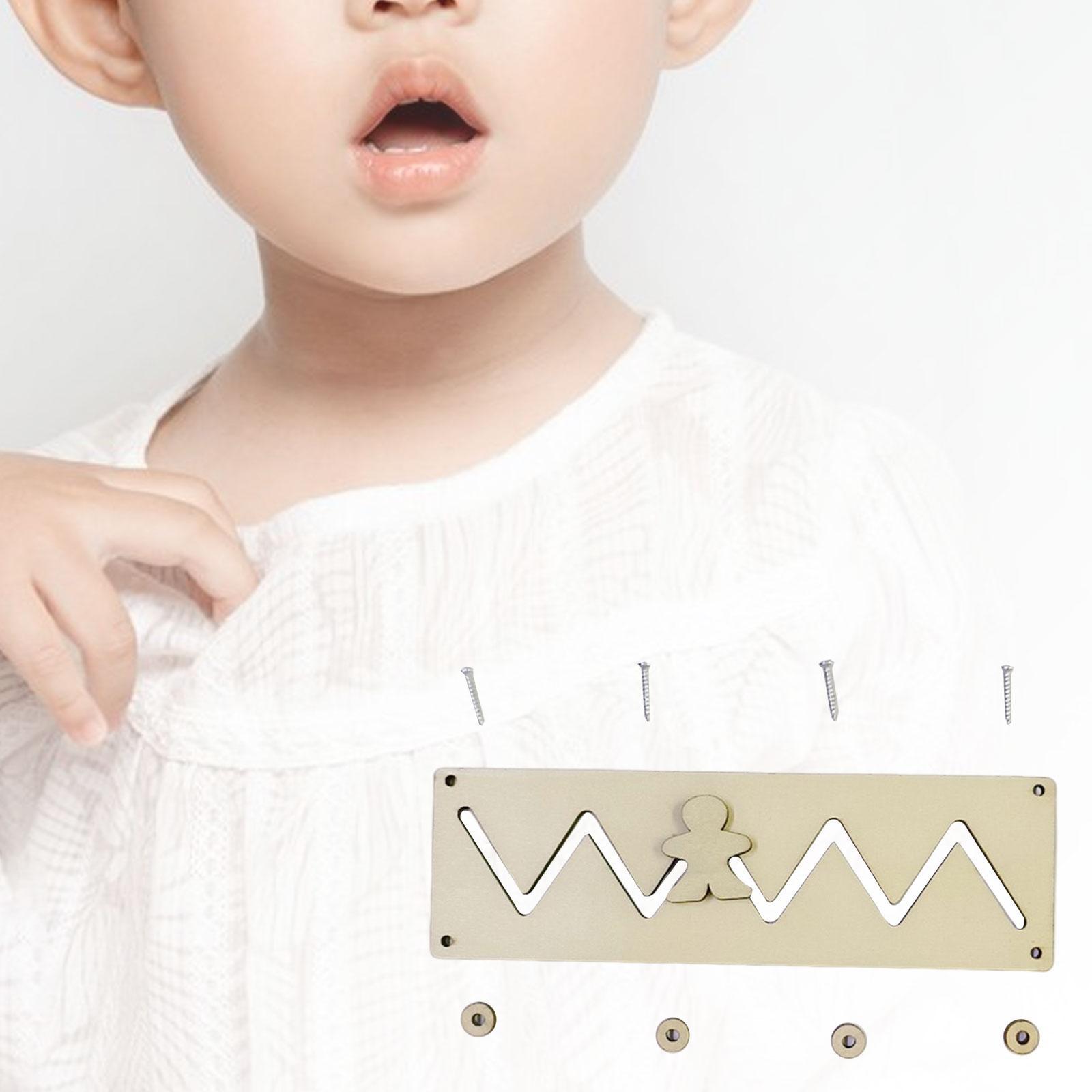 Child Busy Board DIY Parts Slide Track Developmental Toy Cognition Game