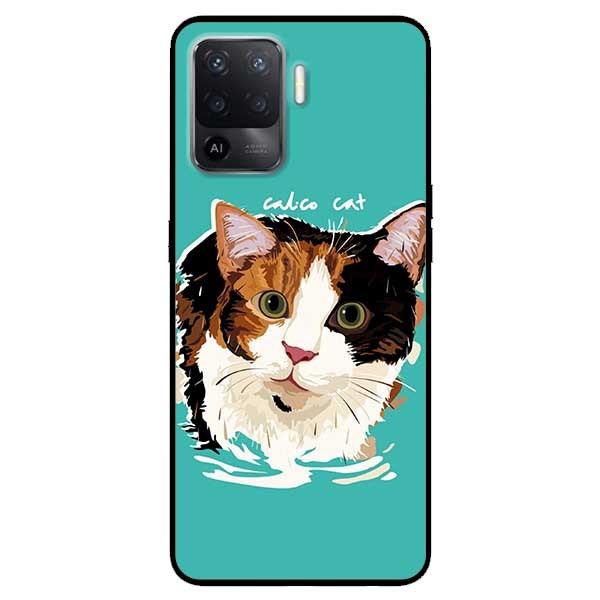 Ốp lưng dành cho Oppo A54 - A74 - A94 mẫu Chú Mèo Ba Màu