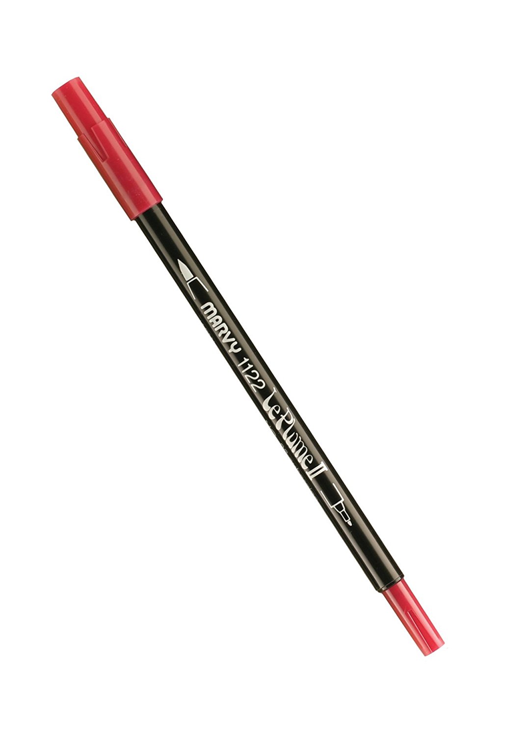 Bút lông hai đầu màu nước Marvy LePlume II 1122 - Brush/ Extra fine tip - Aubergine (93)